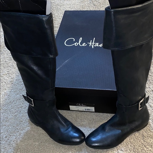 cole haan flat boots